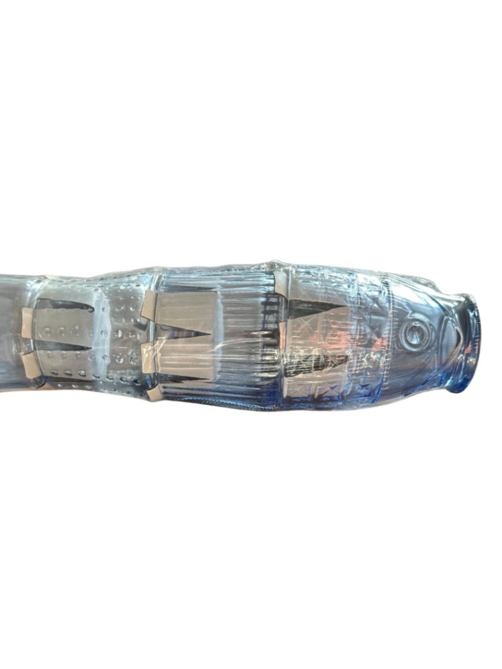 Ashland Blue Glass Stacking Fish Cups Set of 4 (New In Packaging)
